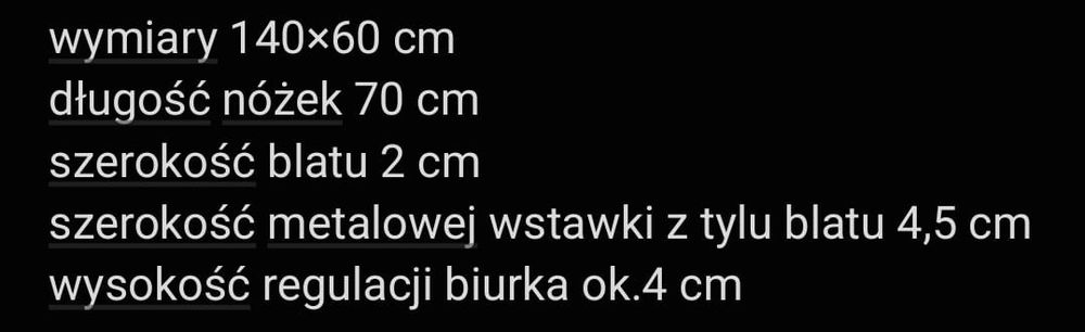 Biurko komputerowe