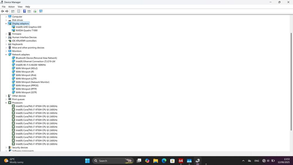 HP ZBOOK 15 G6 I7-9750H/64GB/T1000/512GB