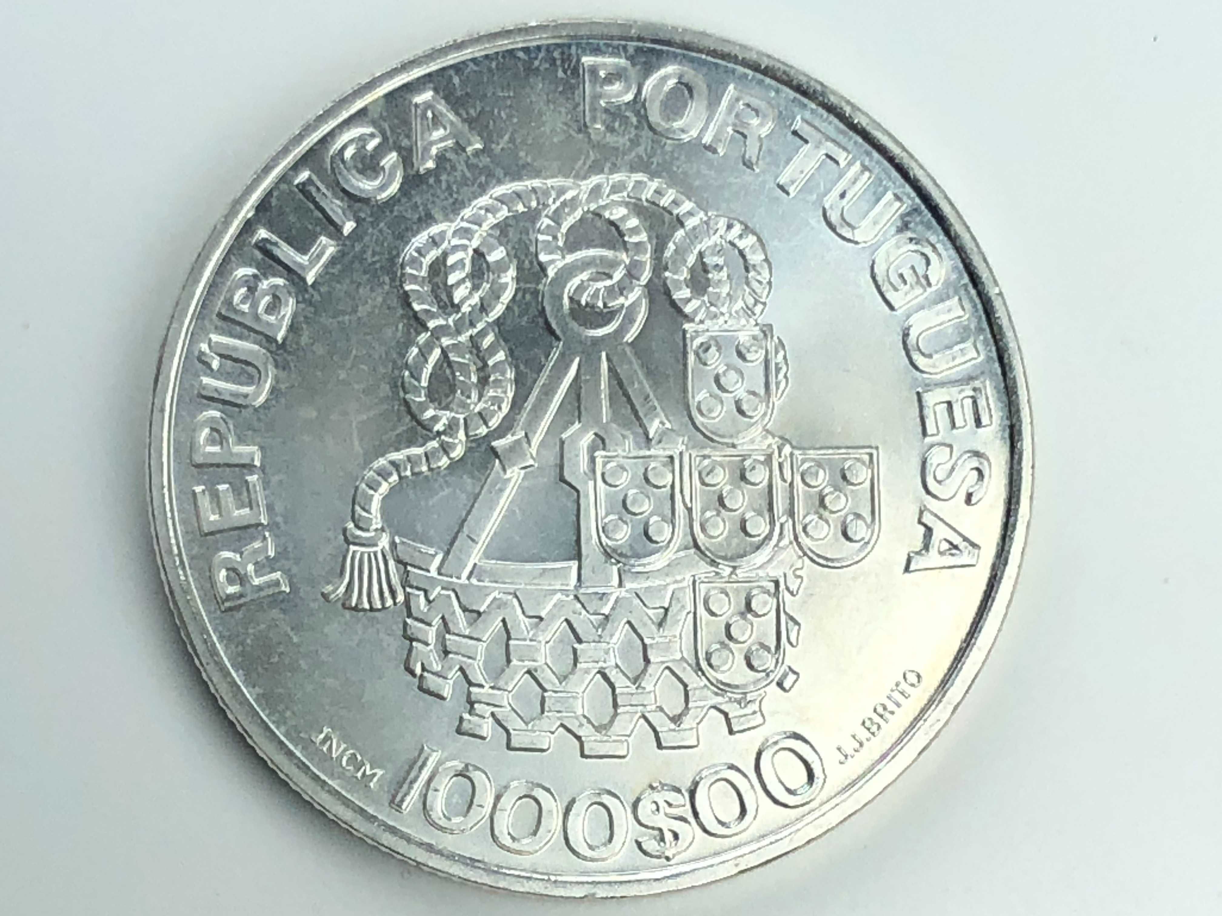 1.000 Escudos 1998 Prata Santa Casa da Misericórdia Lisboa