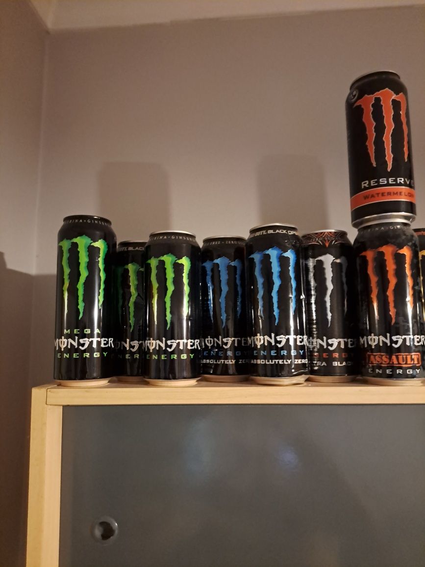 Coleção de Latas Monster Energy (41 itens)