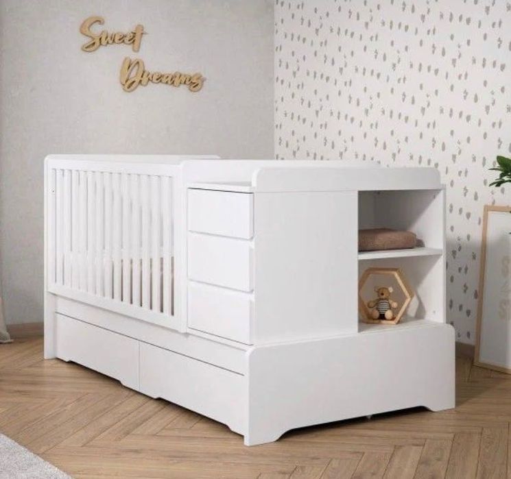 Cama bebe e adolescente