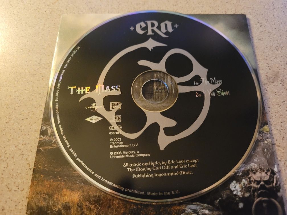 CD Singiel Era The Mass/If You Shout 2003 Tranman/Mercury EU