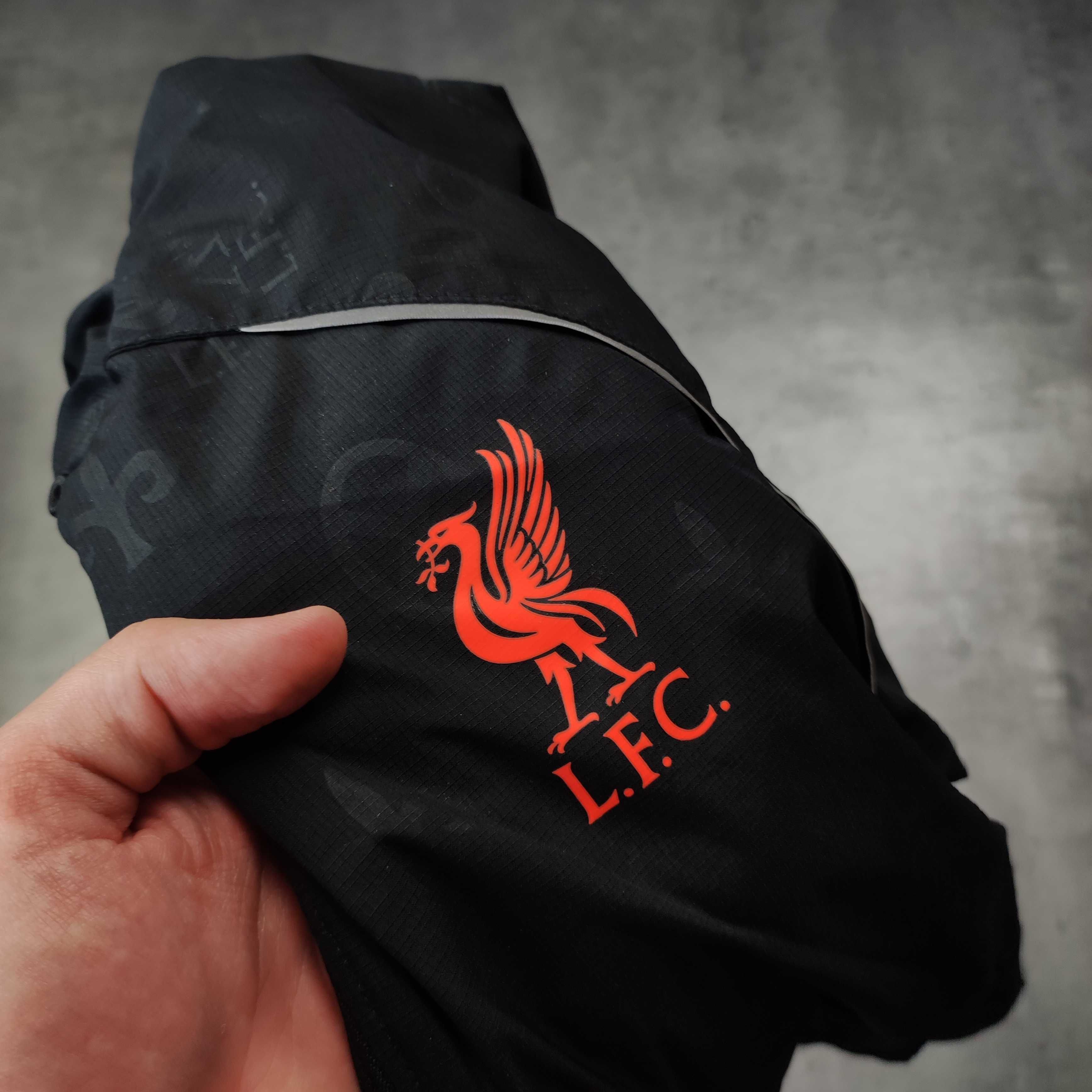 MĘSKA Kurtka Lekka Sportowa Nike x Liverpool Piłka Nożna Kibic Trening