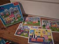 Puzzle Świnka Pepa 4w1