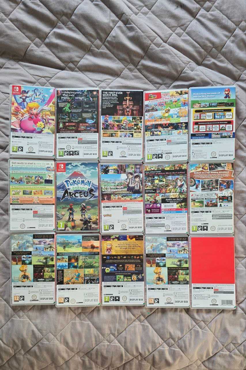 Pudełka do gier Nintendo Switch (DISPLAY)