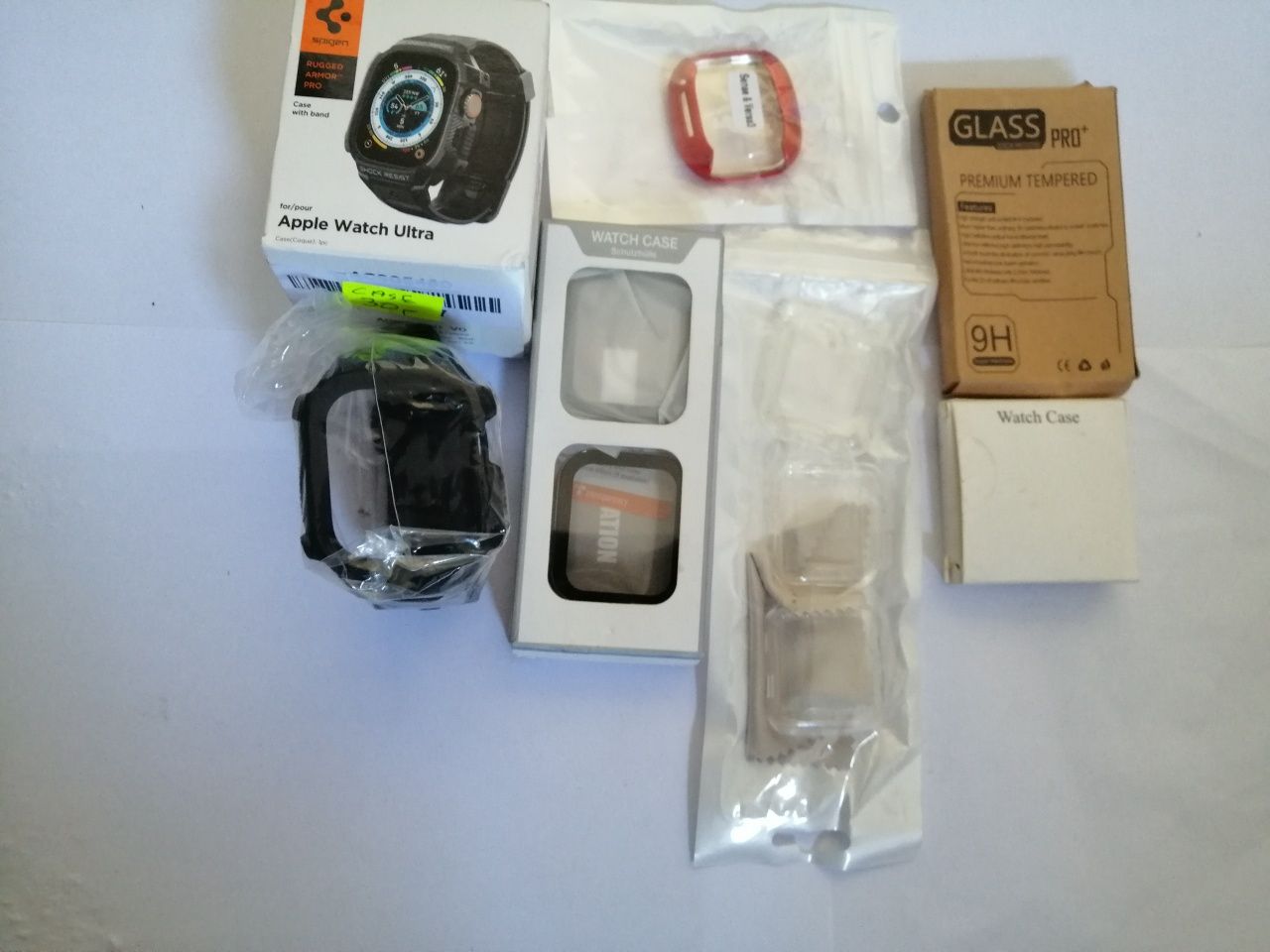 Pakiet/Akcesoria/smartwatch/szkła ochronne/paski/branzoletki 19szt.
