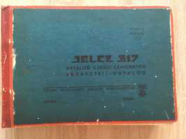 JELCZ 317 Katalog części zamiennych z 1977r