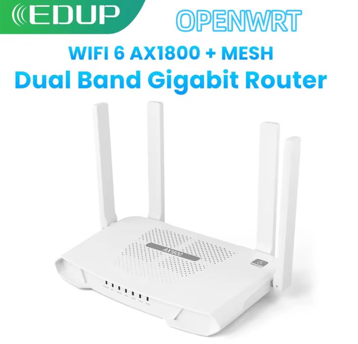OpenWRT EDUP AX1800 WIFI6 Router