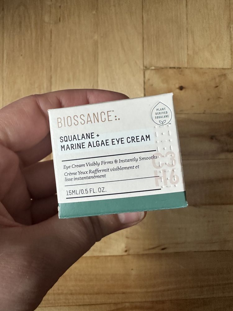 Biossance Squalane + Marine Algae 15 ml-rewitalizujący krem pod oczy