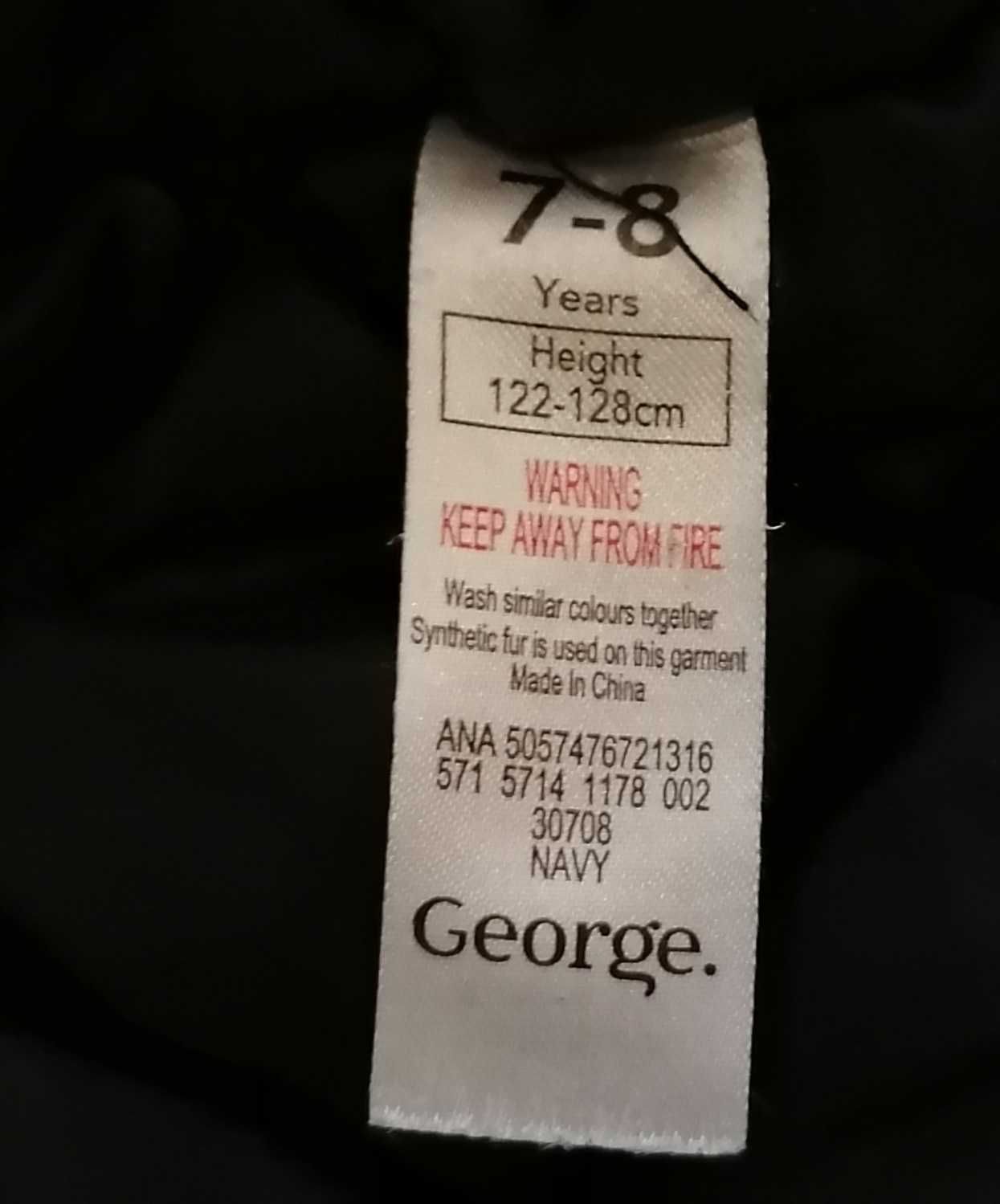 Зимняя куртка George 7-8 лет 122-128