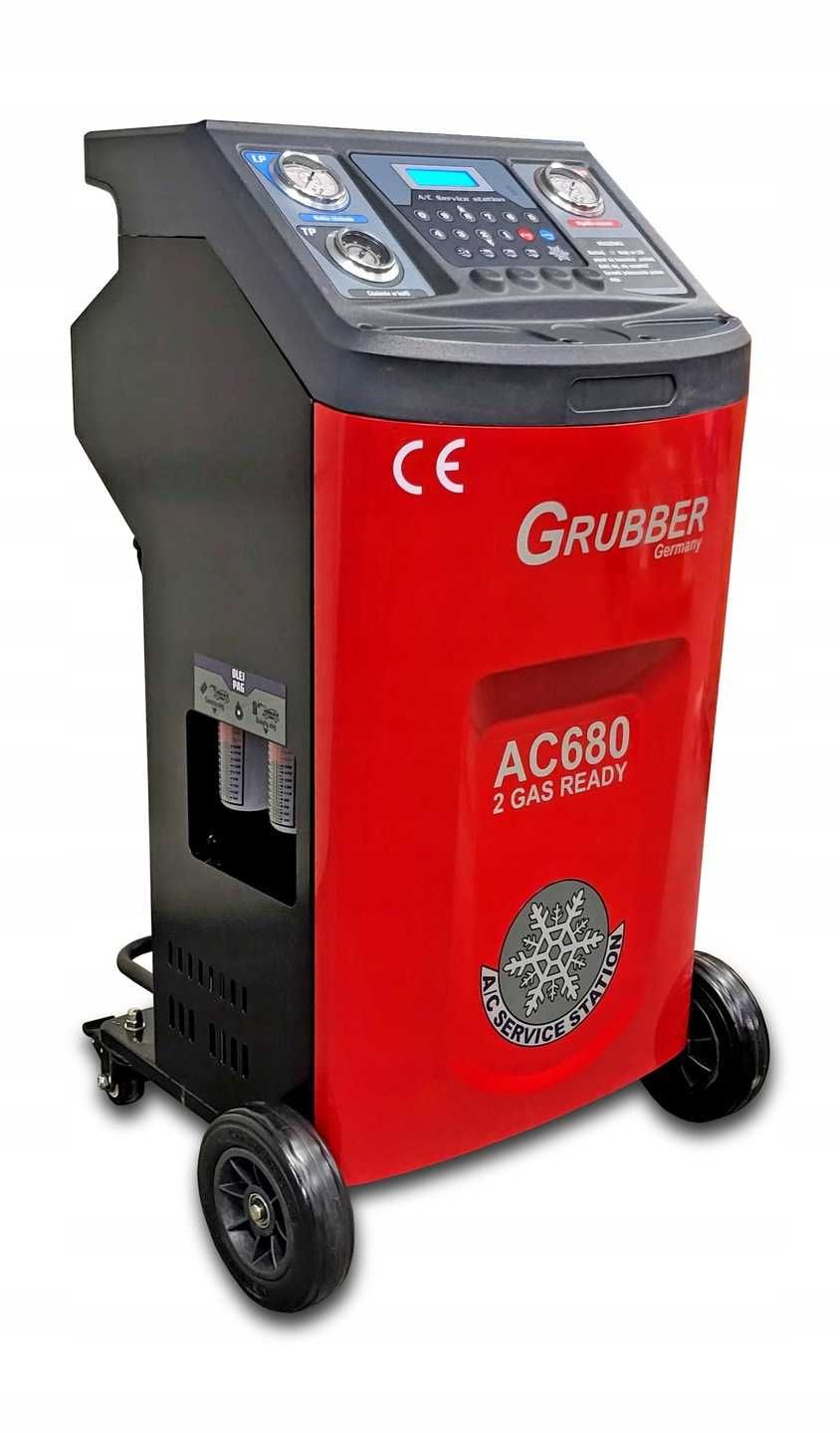 Stacja Klimatyzacji  GRUBBER AC680 R134A /  R1234yf BLOKADA WAGI
