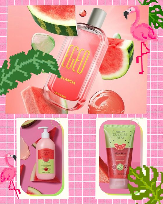 Hidratação Cuide-se Bem melancia + eau de Toilette