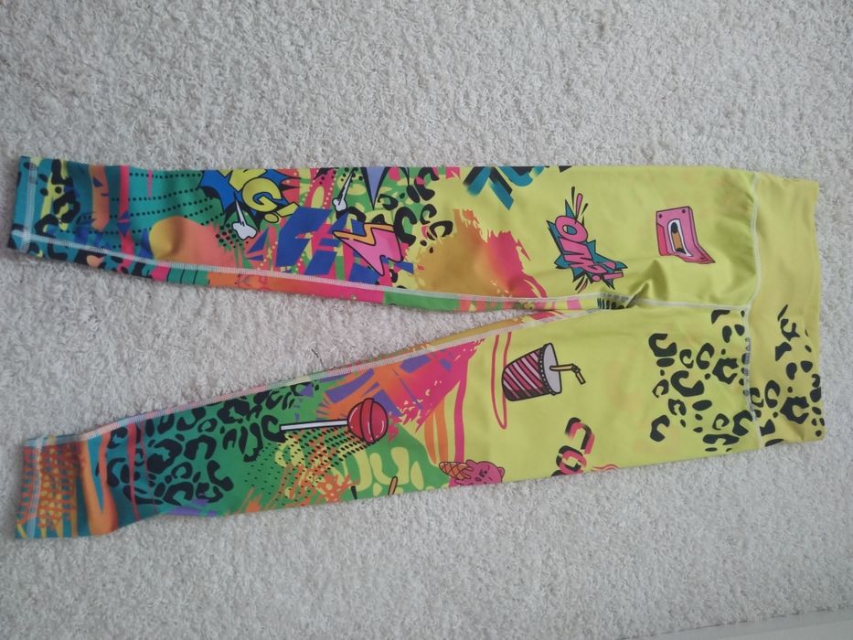 Leginsy S-M rożnokolorowe