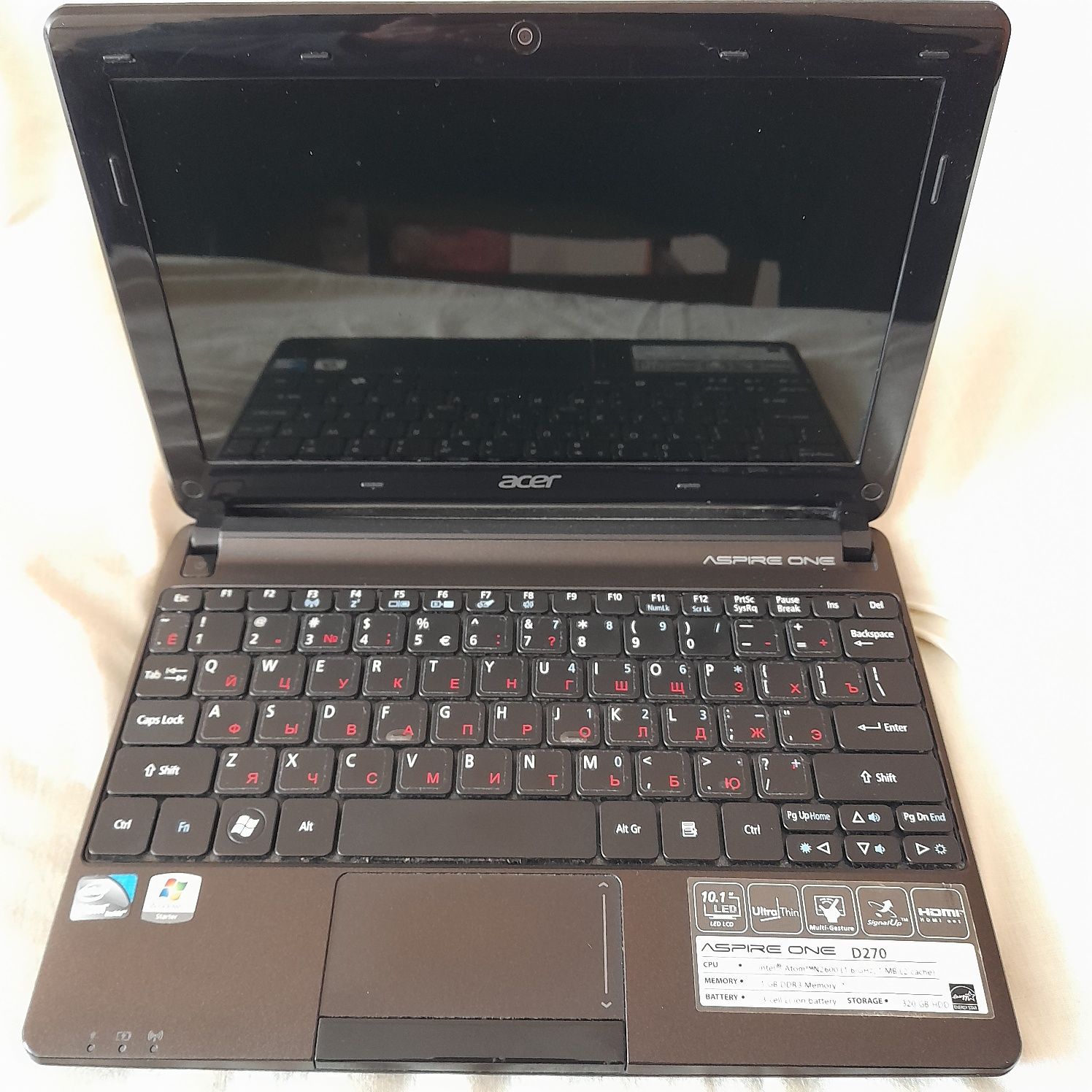 Нетбук Acer Aspire One D270