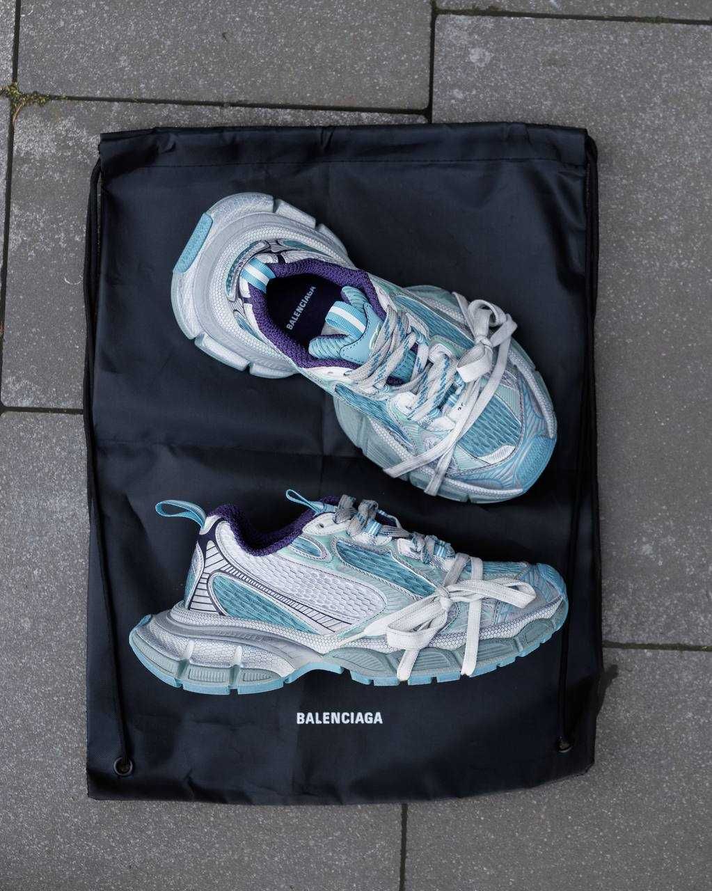 Чоловічі кросівки Balenciaga 3XL  бірюзовий BL009 СУПЕР ТОП