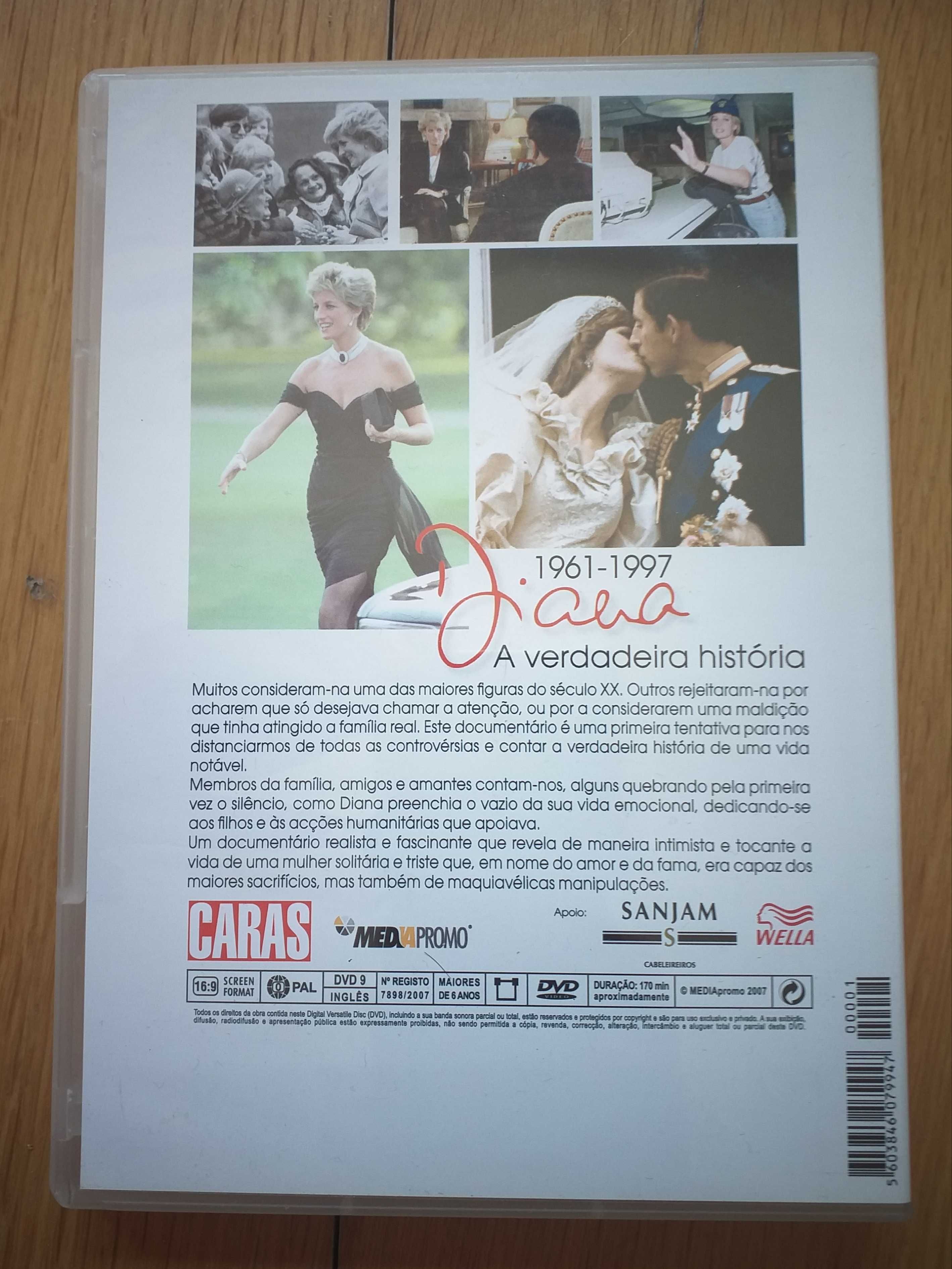 DVD "Diana - A Verdadeira História" novo