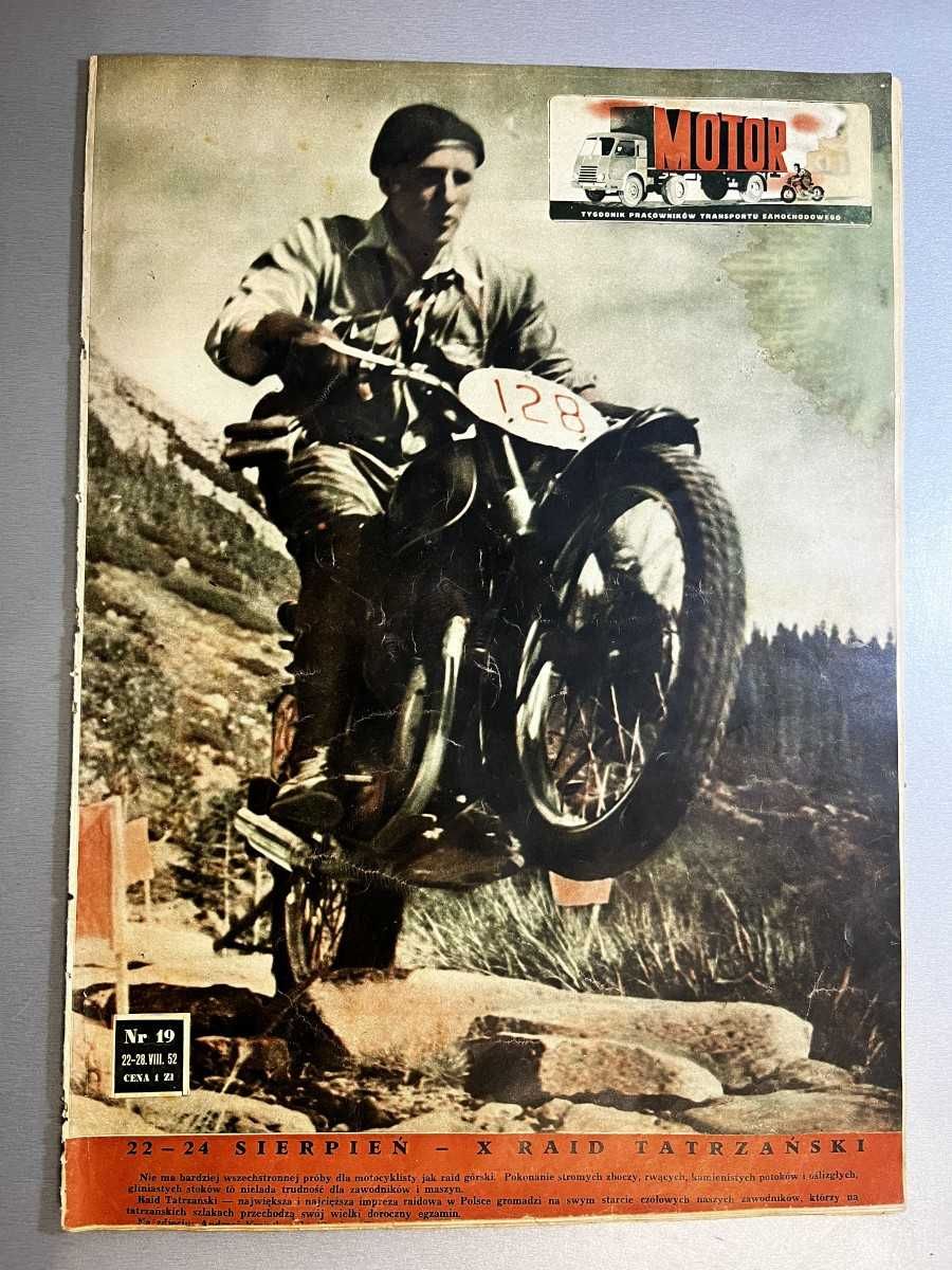 Motor nr 19/1952 tygodnik czasopismo