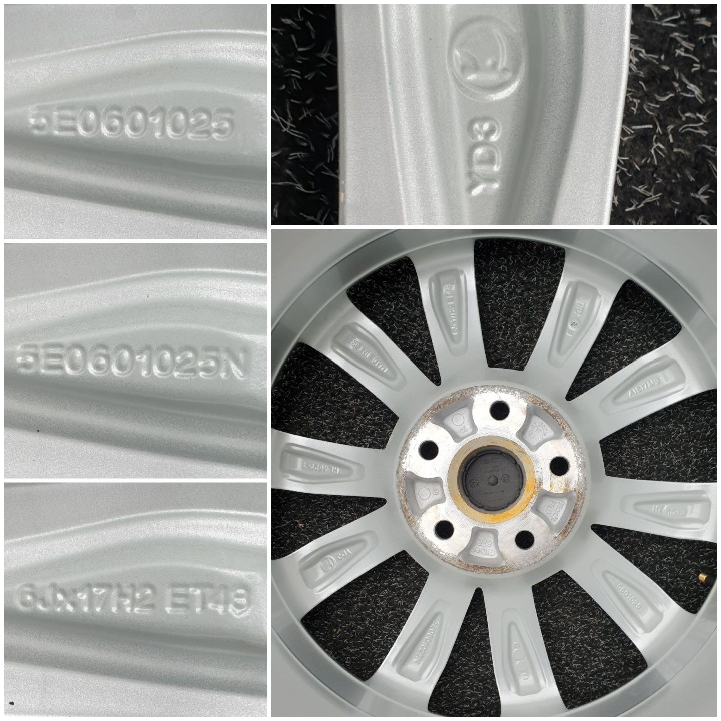 Felgi Alu 17" Skoda Octavia III 3 II 2 5x112 SuperStan Oryginalne