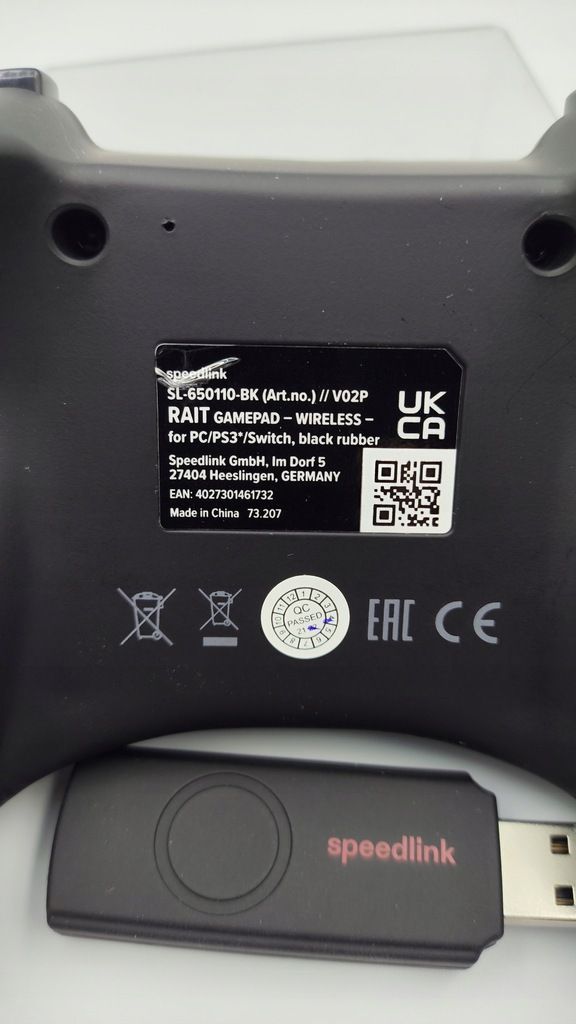 Pad bezprzewodowy SpeedLink RAIT Wireless Gamepad PC/PS3/SWITCH