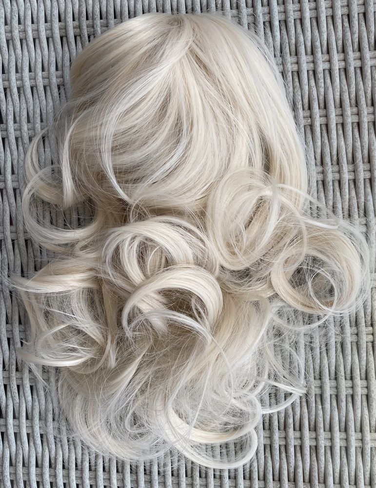 Premium Ultra włosy doczepiane, platynowy blond, 34 cm kucyk ( 623 )