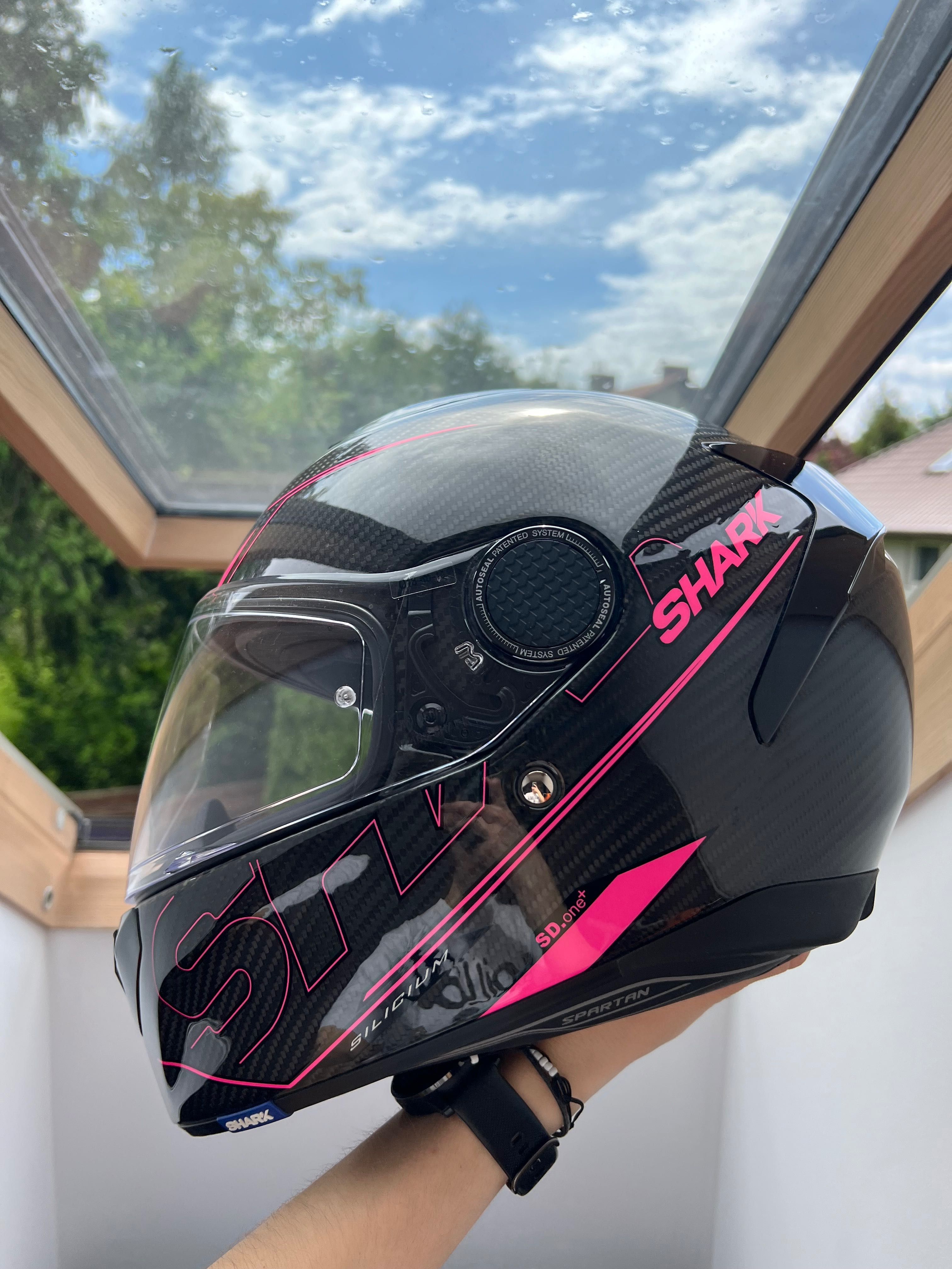 Kask motocyklowy Shark Spartan Carbon Silicium XS