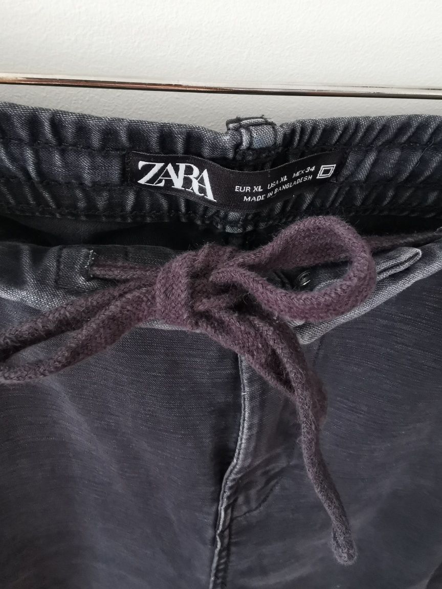 Męskie spodnie grafitowe, Zara