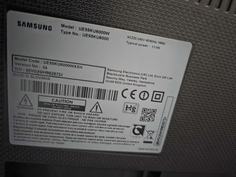 Telewizor samsung 55 cali
