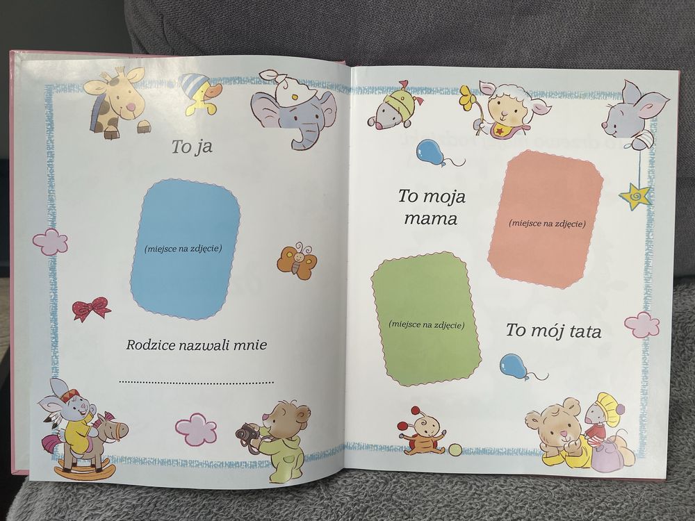 Album dzidziusia prezent na baby shower/ chrzciny