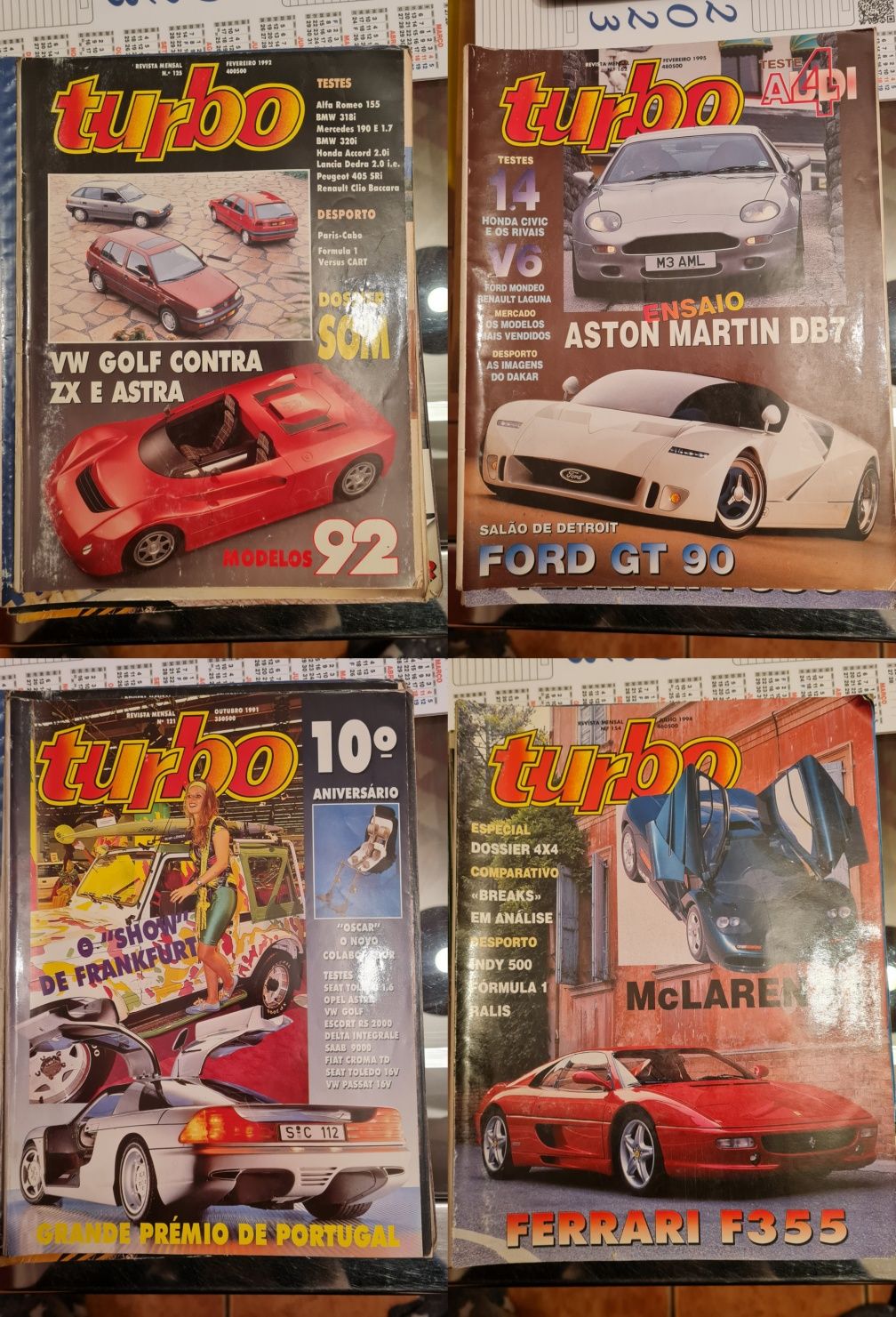 Revistas Turbo Anos 90, Octane e Classic & Sports Car