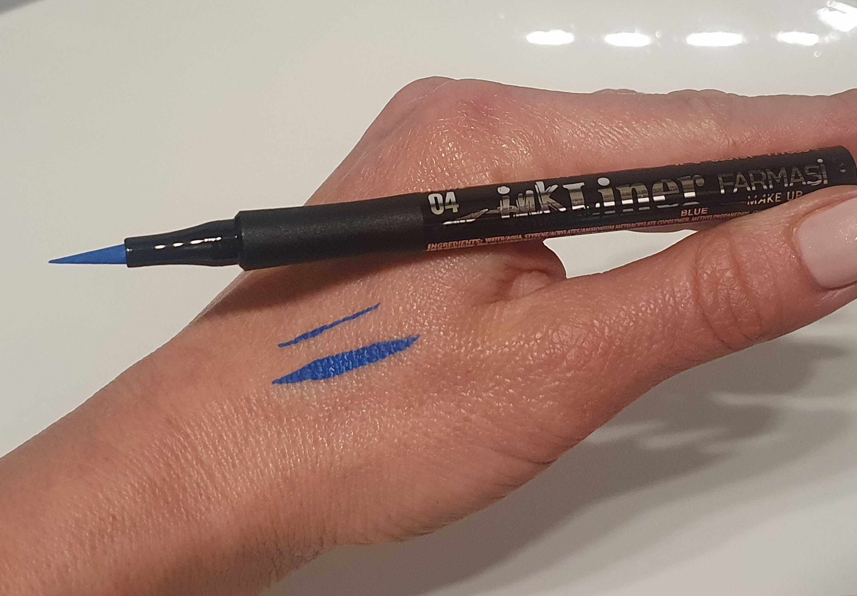 INK Liner Eyliner w Pisaku Farmasi Cienkie Grube Linie