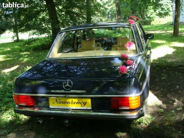 AUTO DO ŚLUBU-Zabytkowy Mercedes W115 z poł lat 70-tych