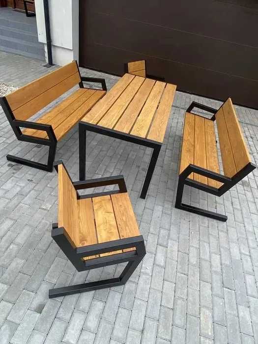 Meble ogrodowe LOFT Zestaw stół + krzesła Stół Stolik Kawowy