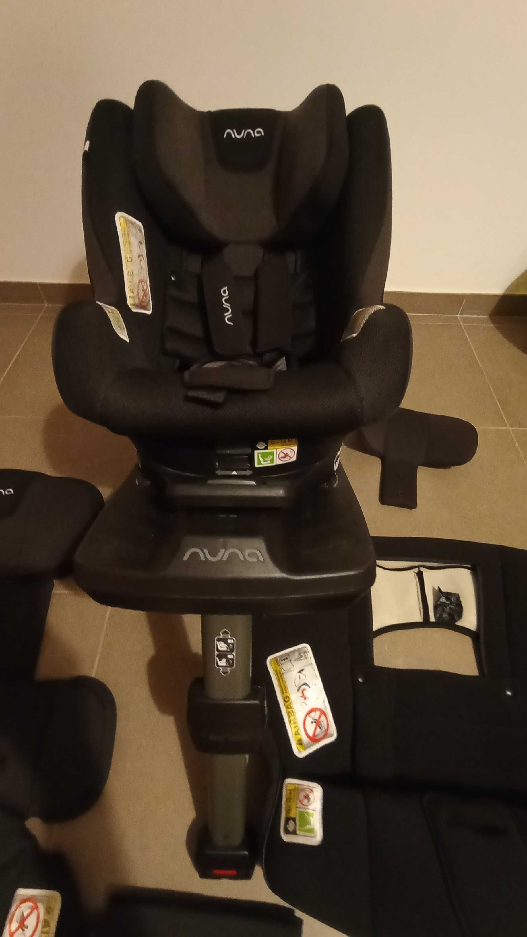 Cadeira auto NUNA - Rebl Plus , ISOFIX , Rotação 360 , contra marcha.