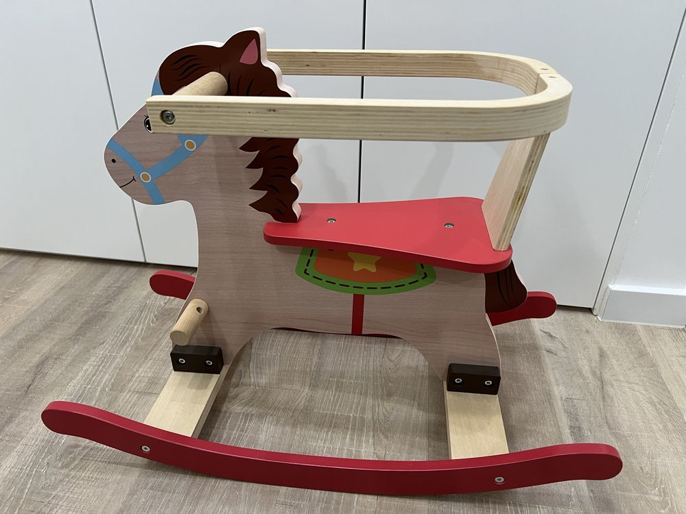 Cavalo de baloiço madeira Playtive