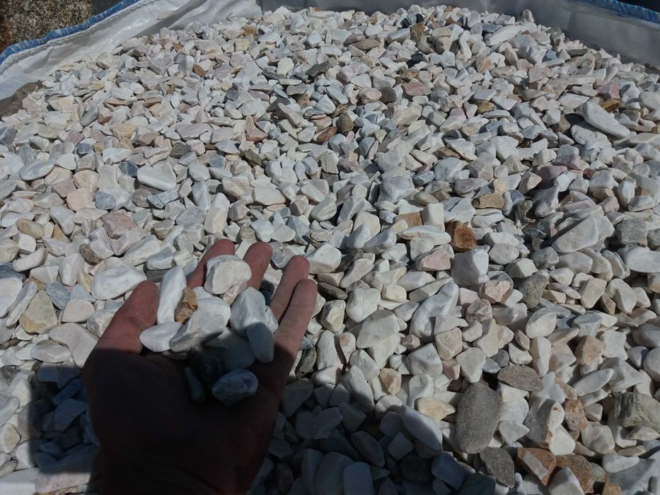 Otoczaki/żwiry Białe Czarne Ice Blue Polskie Naturalne  Tona z Dostawą
