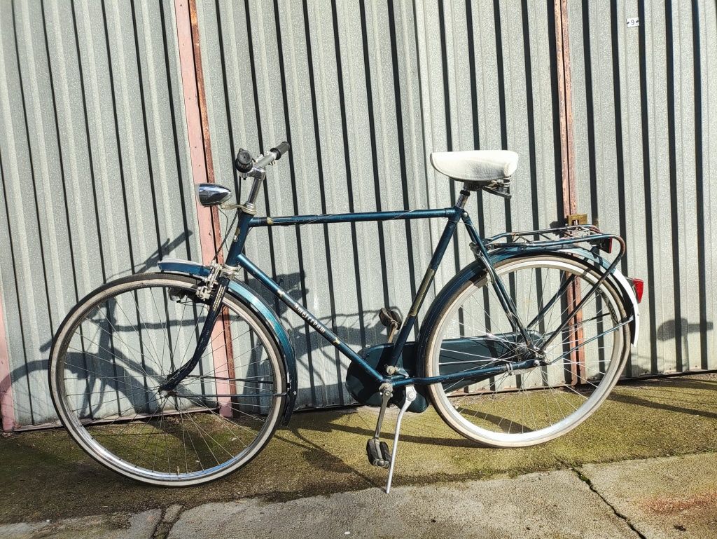 Miejski rower - zielony Amsterdam Holenderski