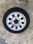 4 Jantes 15” com 3 pneus de rally