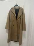 Plaszcz trencz Zara xs-s xs/s oversize bezowy khaki beż 34 36