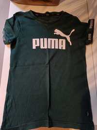 PUMA koszulka chłopiec 9-10 lat 140 cm, zieleń