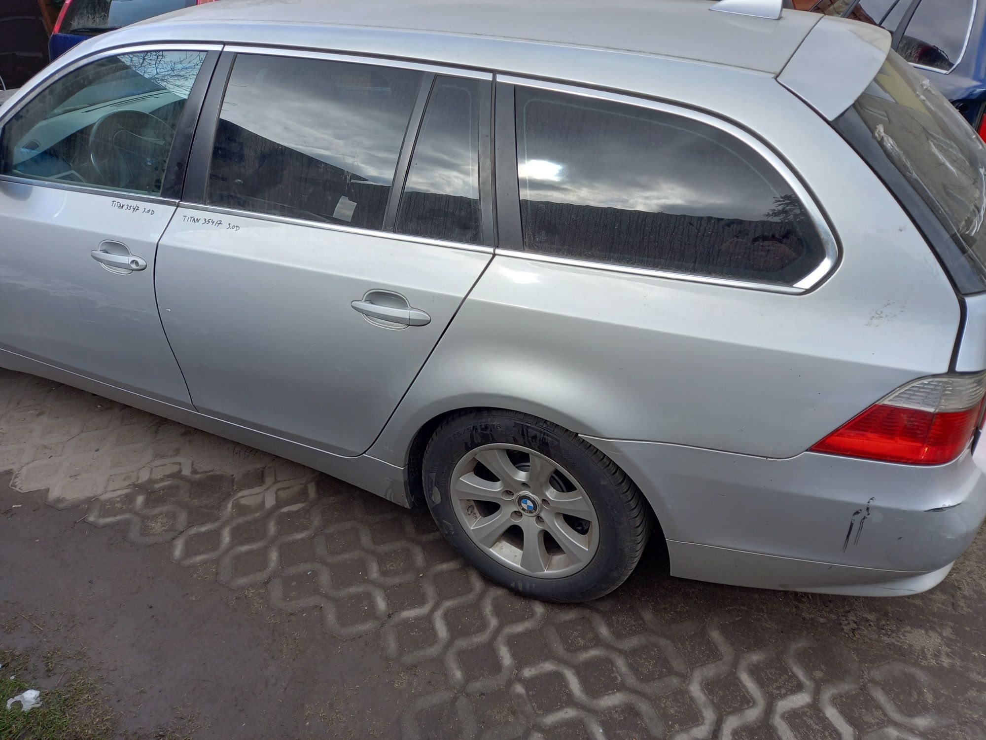 Bmw e 60/e61 części przed lift/black/titansilber/schwarz ll.