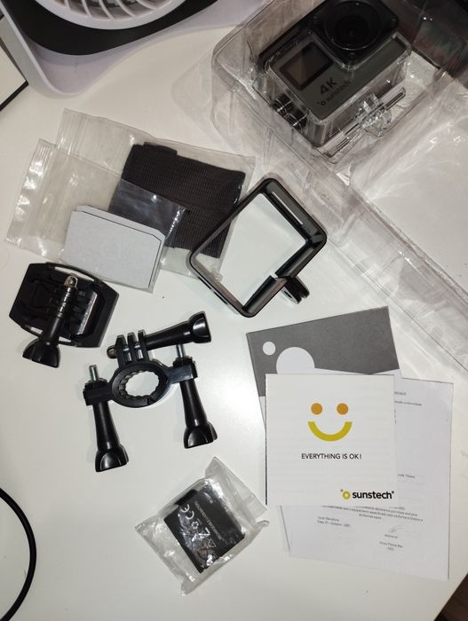 ActionCam 4K + Acessórios + Embalagem