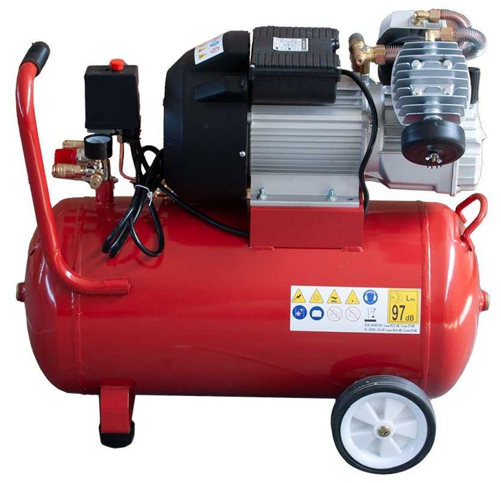 Kompresor tłokowy ZVAT-50 + zestaw pneumatyczny KIT-6 Kupczyk