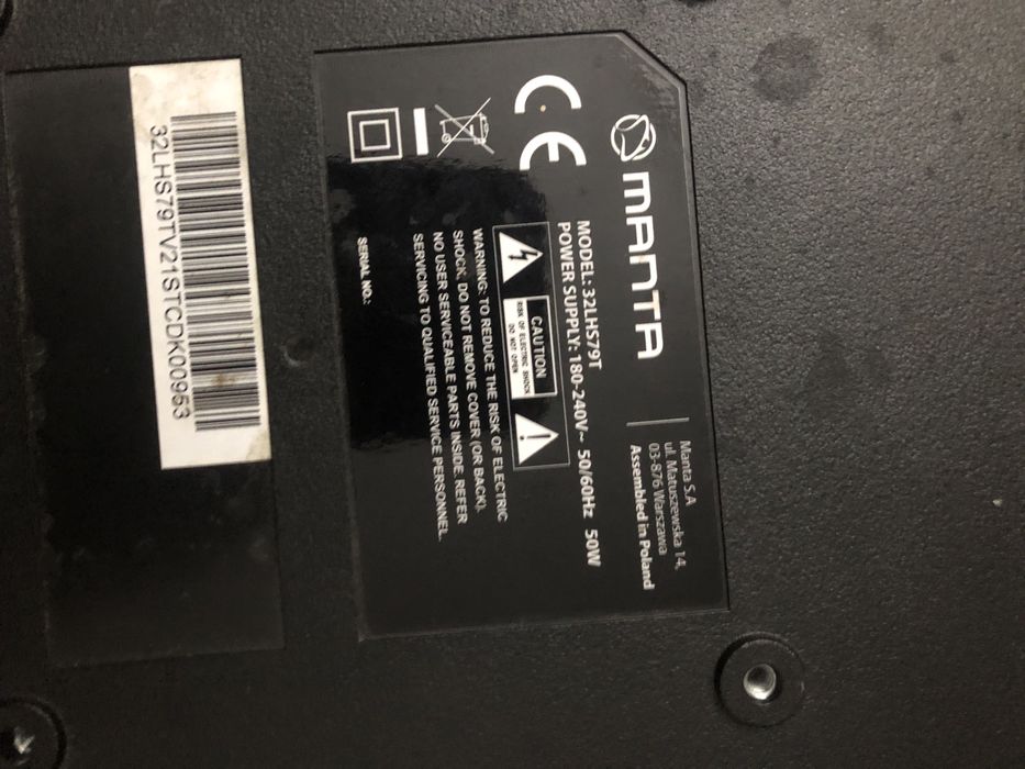 Телевізор manta на запчастини