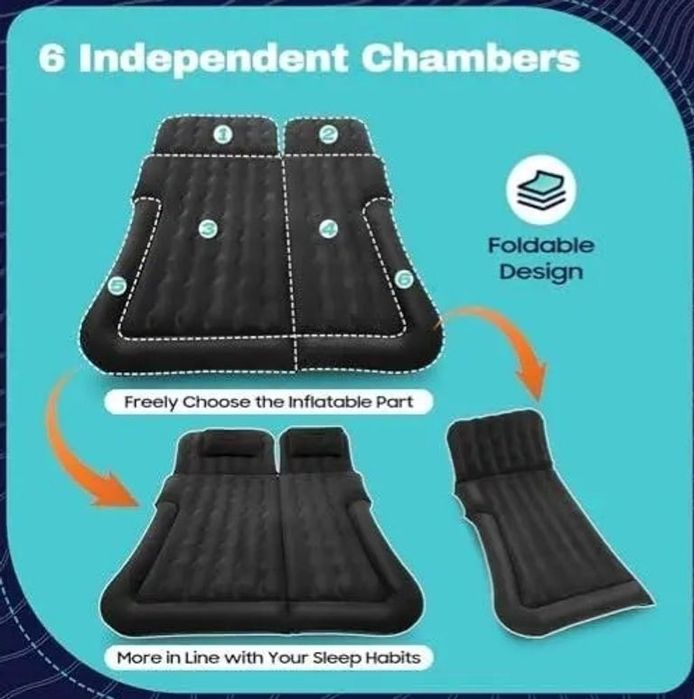 Надувной матрас, многофункциональный, портативный, самонадувающийся,в