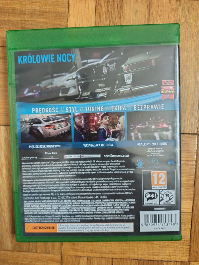 Gra na Xbox Need for Speed