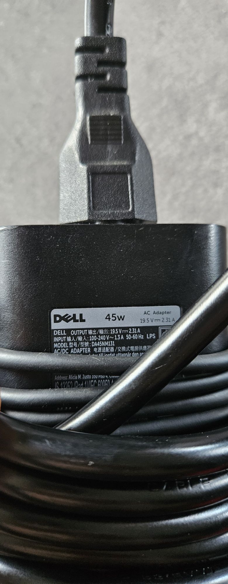 Dell 45W zasilacz DA45NM131