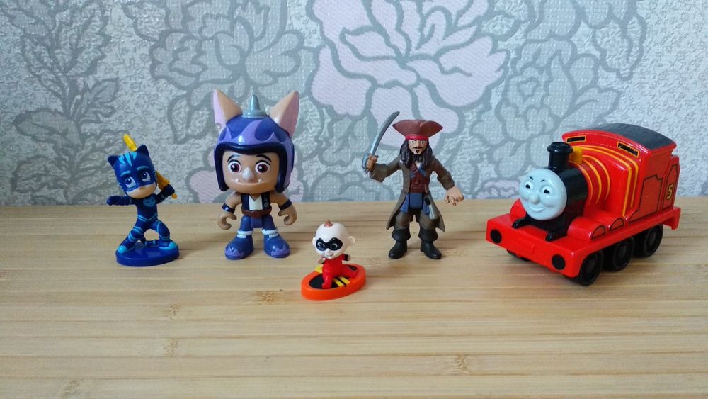 Трансформер Человек Паук Герои в Масках PJ Masks Леди Баг лот