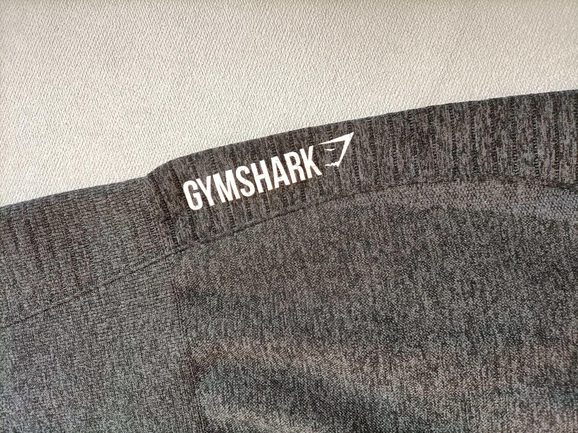 Szare legginsy GymShark S M długie sportowe fitness