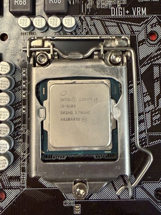 Комплект i3-6100 + ASUS H170M-PLUS + куллер ID-Cooling