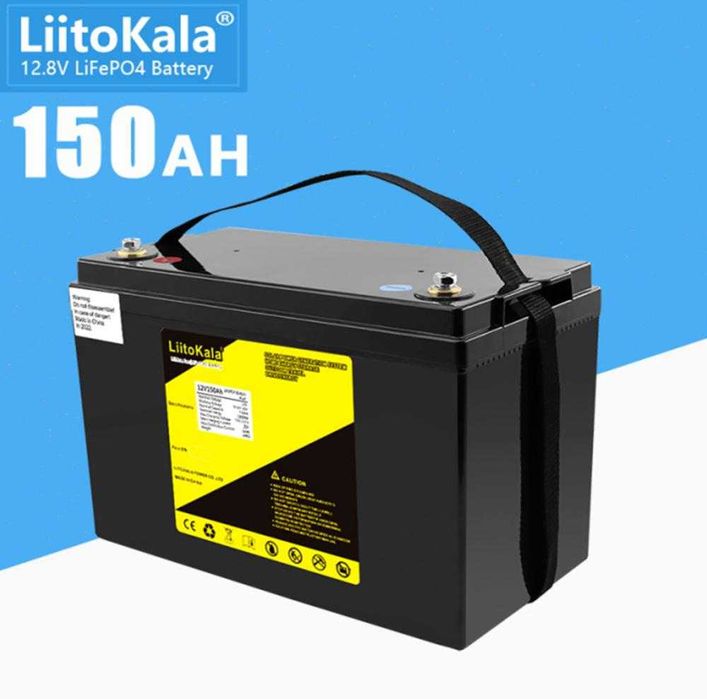 Акумулятор LiitoKala 12 V 150 Ah LiFePO4 BMS smart-плата